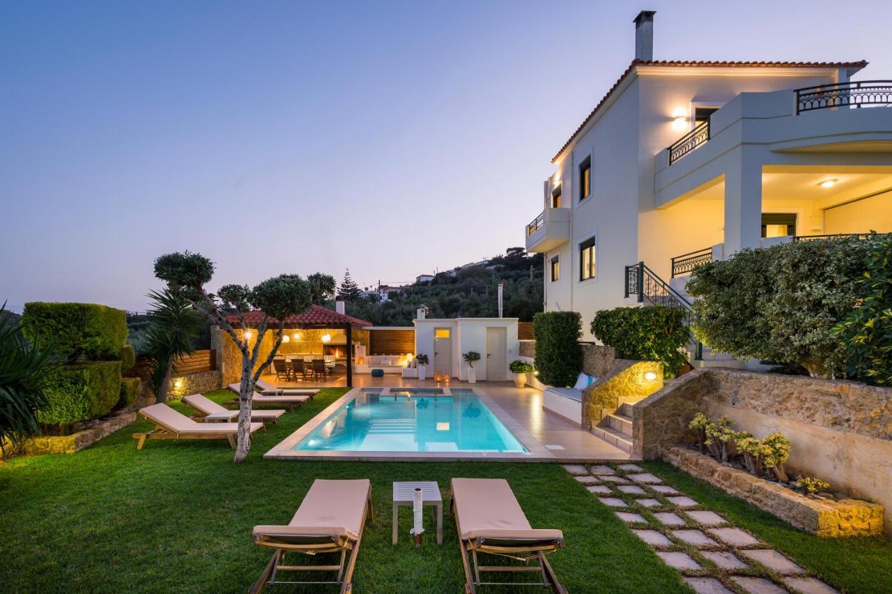 Villa Georgia Heated Pool & Jet-Tub Kolymbari Buitenkant foto
