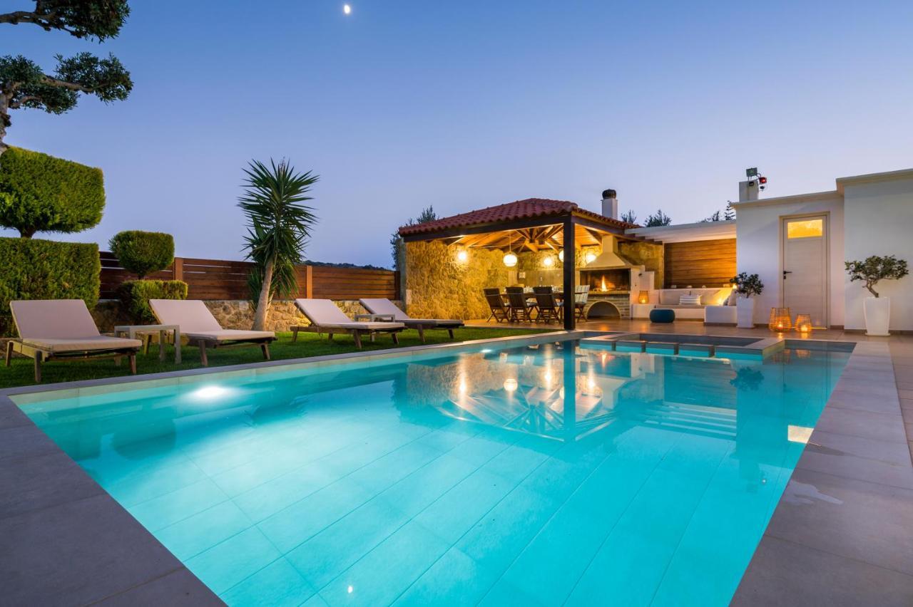 Villa Georgia Heated Pool & Jet-Tub Kolymbari Buitenkant foto