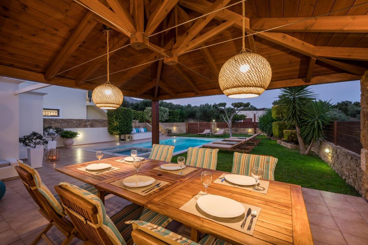 Villa Georgia Heated Pool & Jet-Tub Kolymbari Buitenkant foto